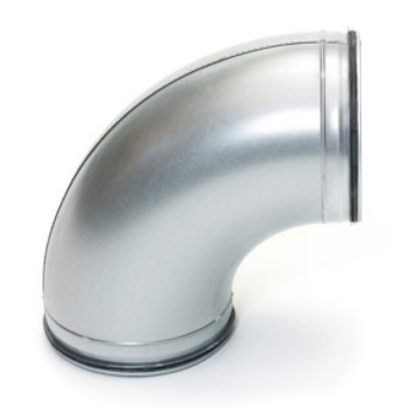 Spiraliet met epdm ring bocht 90° glad verj.