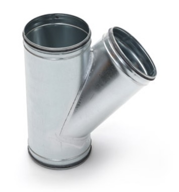 Spiraliet met epdm ring T-stuk 45° verj.