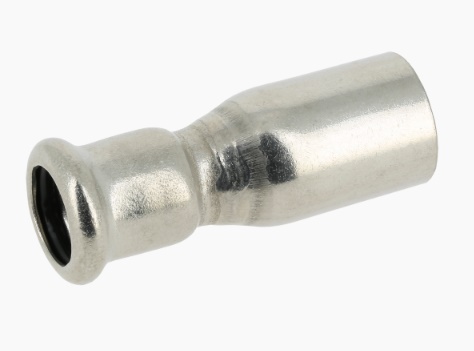 Bonfix RVS press insteek verloop recht 1x pers 1x spie