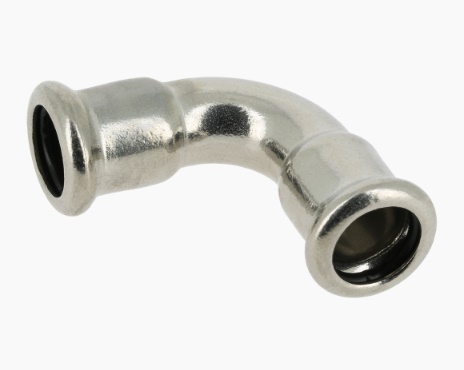 Bonfix RVS press bocht 90° 2x pers