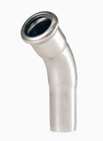 Bonfix RVS press bocht 45° 1x pers 1x spie