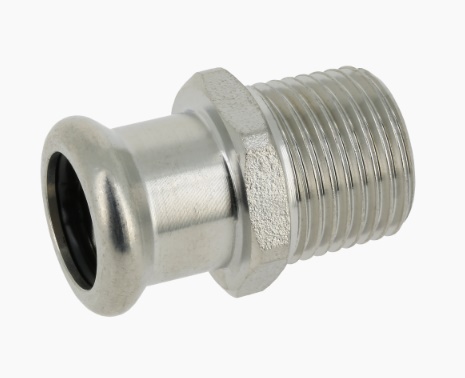 Bonfix RVS press puntstuk recht pers x bu.dr.