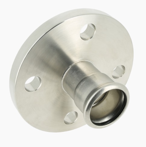 Bonfix RVS press flenskoppeling pers x DN flens