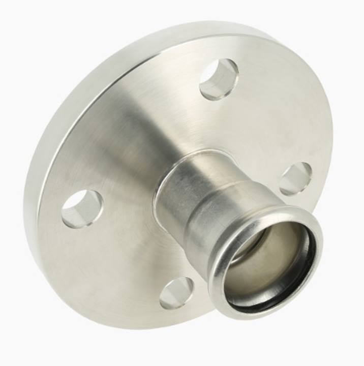 Bonfix RVS press flenskoppeling pers x DN flens