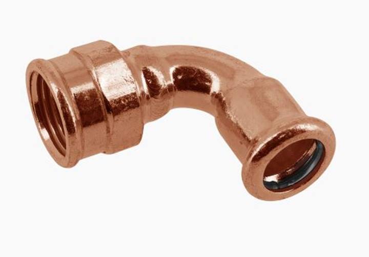 Bonfix RK press schroefknie 90° pers x bi.dr.