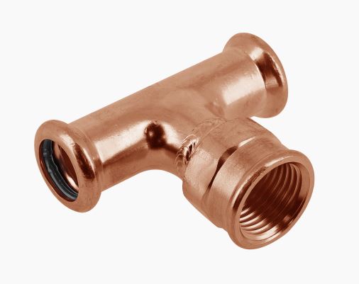 Bonfix RK press schroef T-stuk 90° pers x bi.dr.