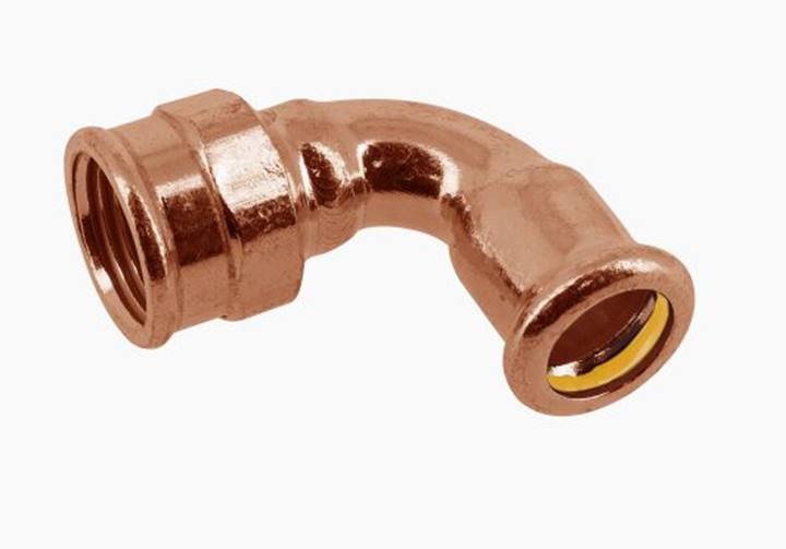 Bonfix RK Gas press schroefknie 90° pers x bi.dr.