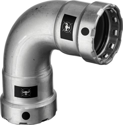 Megapress bocht 90° 2x pers