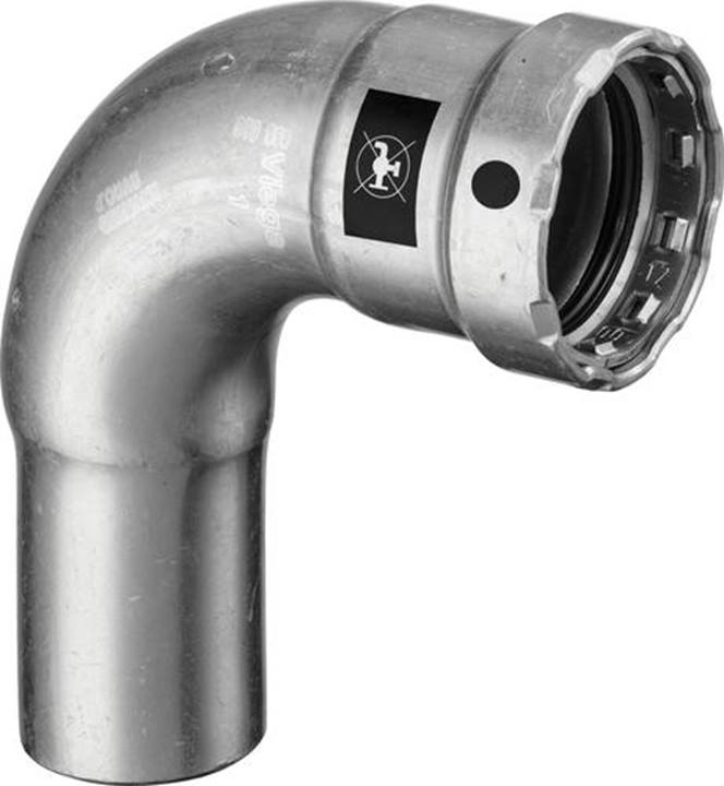 Megapress bocht 90° 1x pers