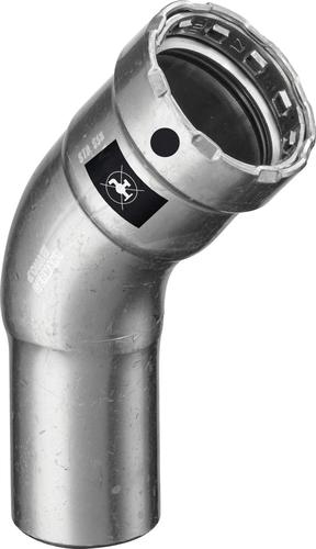 Megapress bocht 45° 1x pers