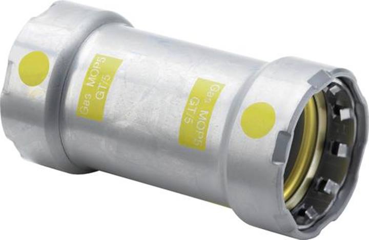 Megapress GAS overschuifkoppeling 2x pers