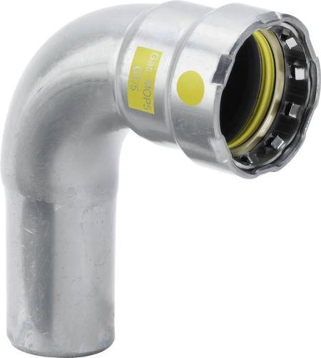 Megapress GAS bocht 90° 1x pers