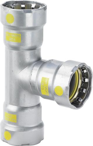 Megapress GAS T-stuk 90° 3x pers