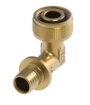 Teceflex brons snel adapter knie 90°