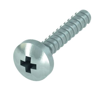 Teceflex verzinkte schroef t.b.v. montage muurplaten op stalen beugel