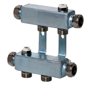 Tece stalen verwarmingsverdeler, verzinkt