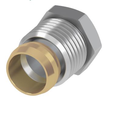 Tece nikkel klemschroefverbinding