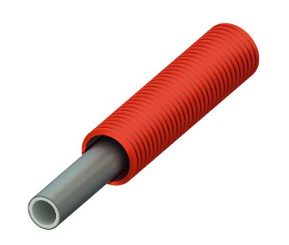 Teceflex buis PE-Xc verwarmingsbuis met rode mantel