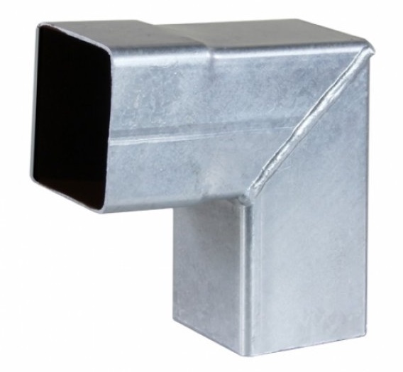 HWA bocht vierkant 90° staal verzinkt