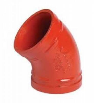 Victaulic RED FIRE bocht 45° kort ST 003