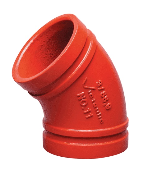 Victaulic RED FIRE bocht 45° ST 11