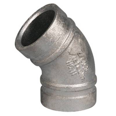 Victaulic GALVA FIRE bocht 45° kort ST 003