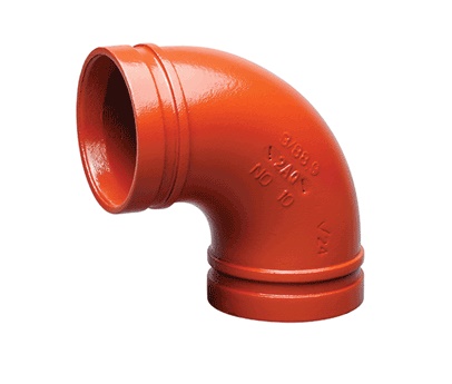 Victaulic ORANJE HVAC bocht 90° ST 10