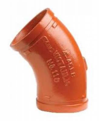 Victaulic ORANJE HVAC bocht 22,5° ST 12