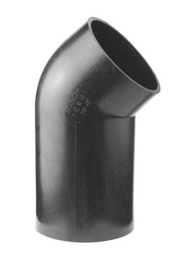 PE80 afvoer knie 45° lang KOMO