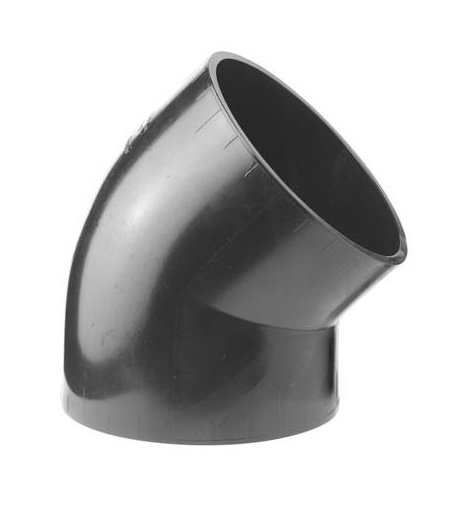 PE80 afvoer knie 45° KOMO
