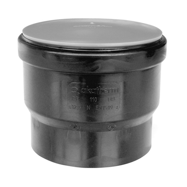 PE80 afvoer steekmof + Speciedeksel KOMO