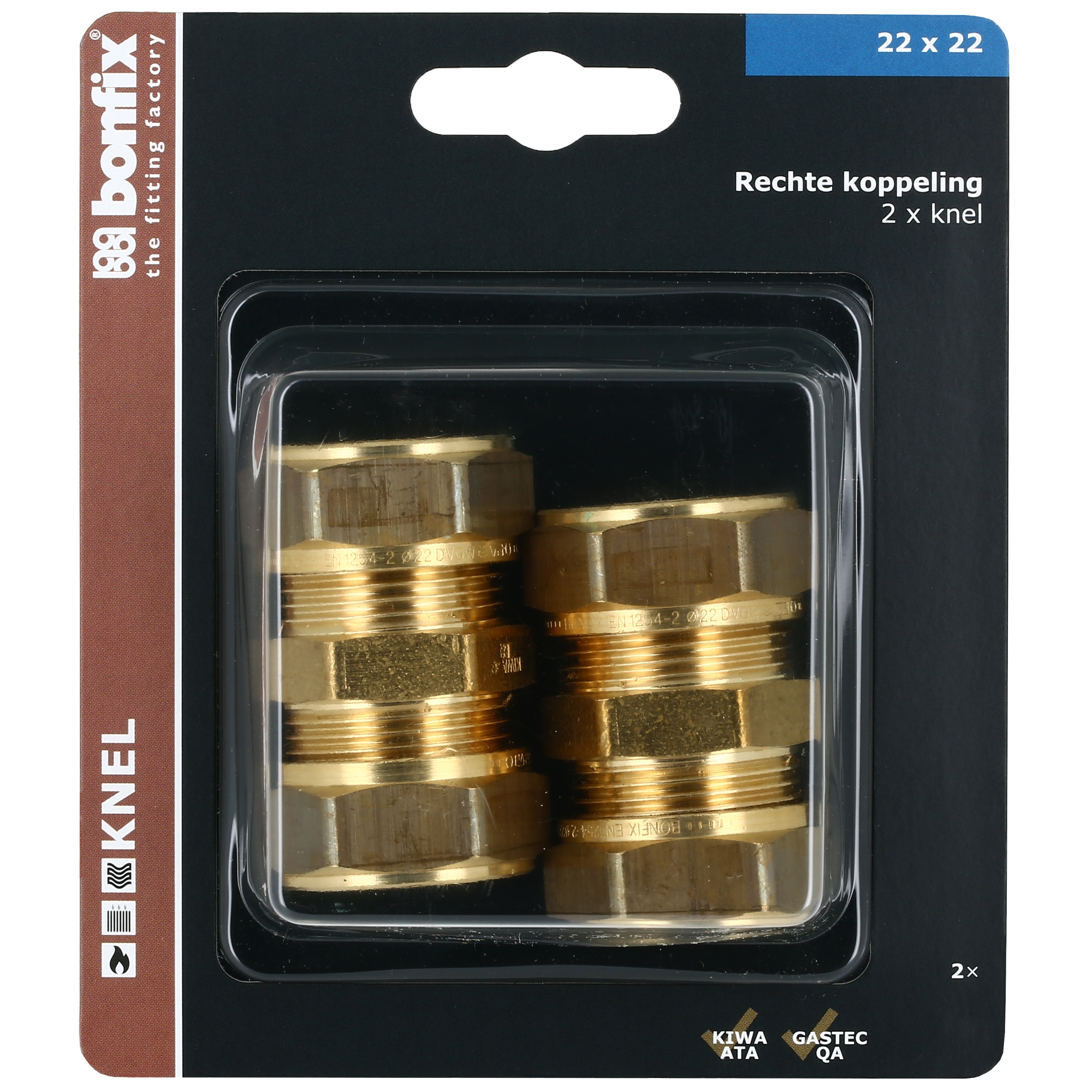 BONFIX Blister knel sok 22x22mm 2x