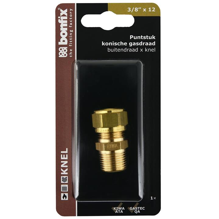 BONFIX Blister knel puntstuk 12x3/8" bu.