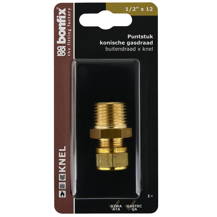 BONFIX Blister knel puntstuk 12x1/2" bu.