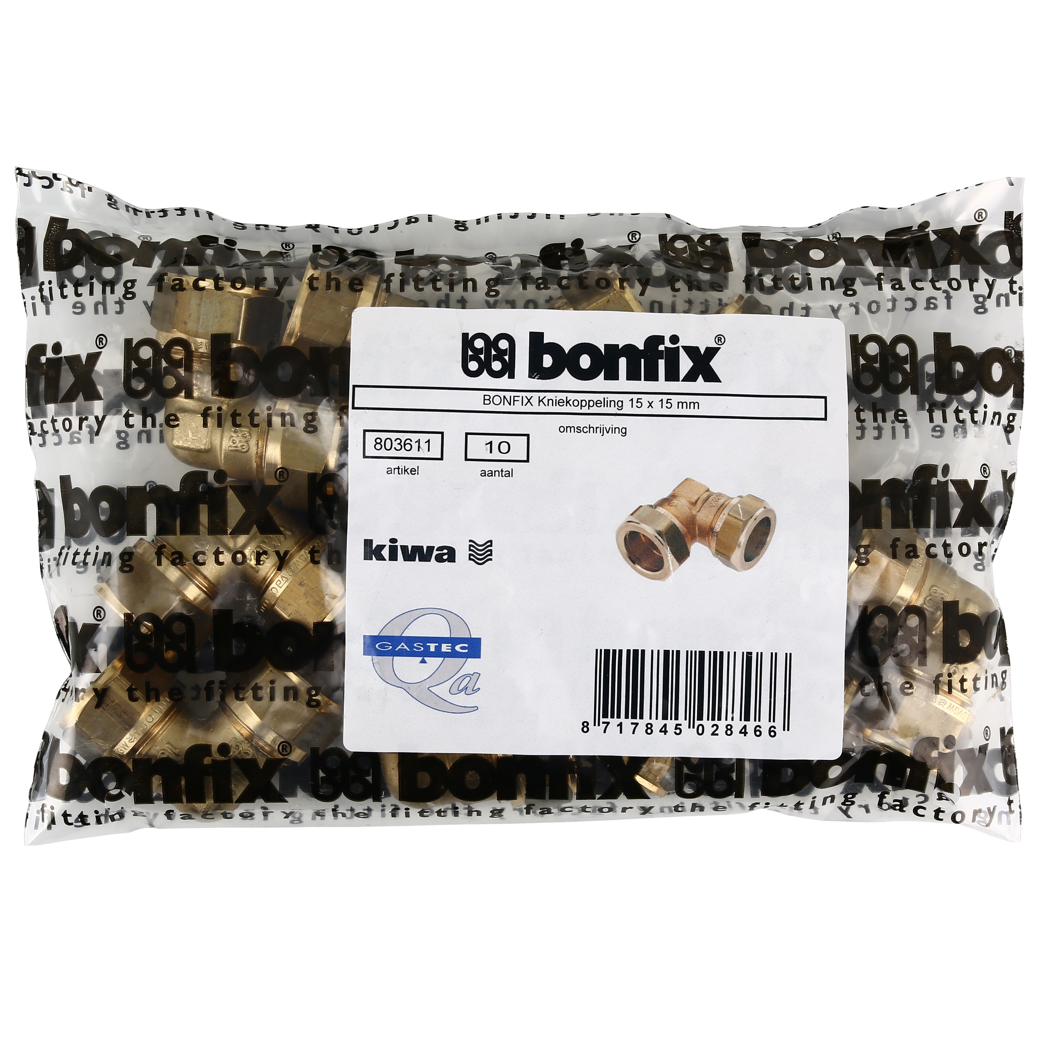 BONFIX Zak knel knie 15x15mm 10x