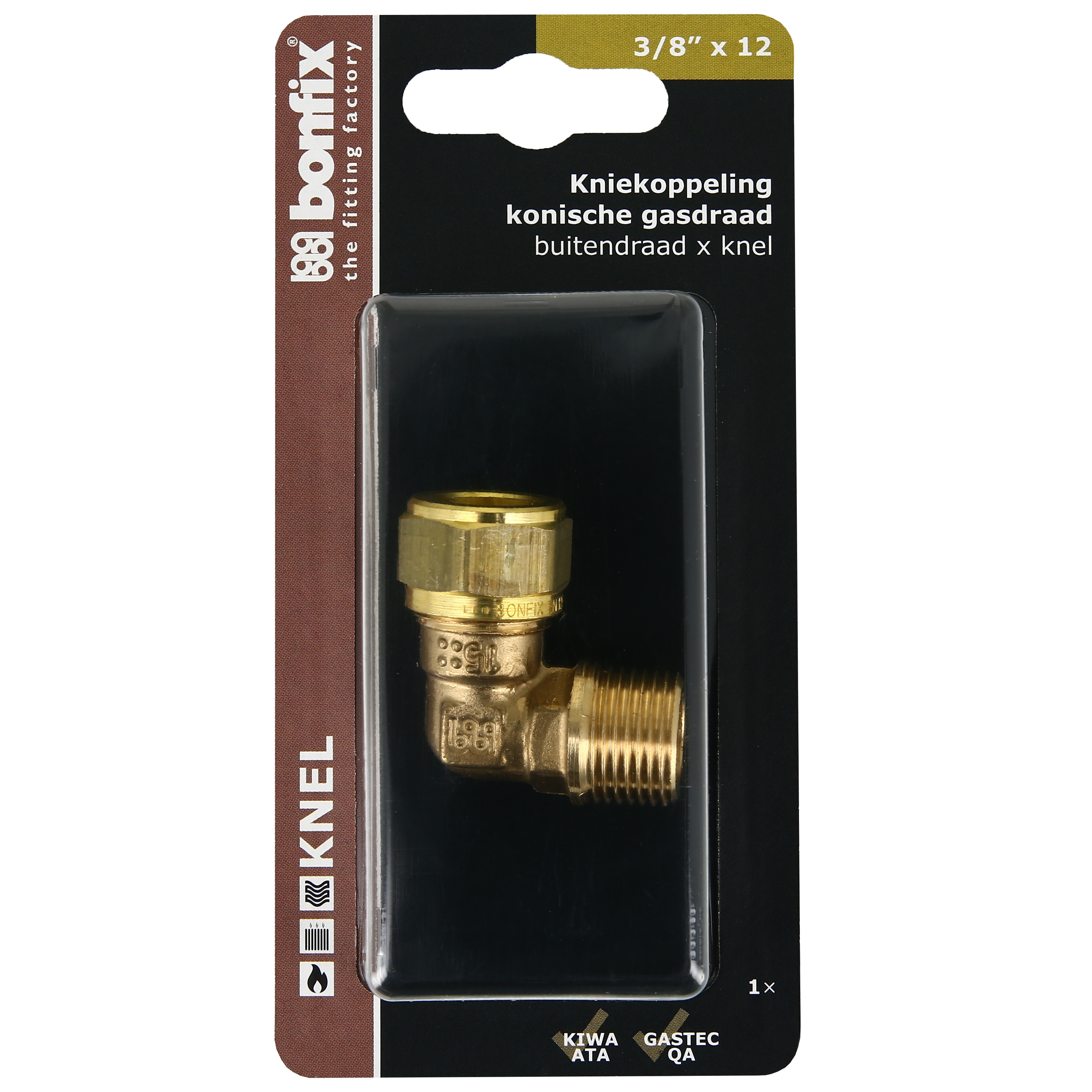 BONFIX Blister knel knie 12x3/8" bu.