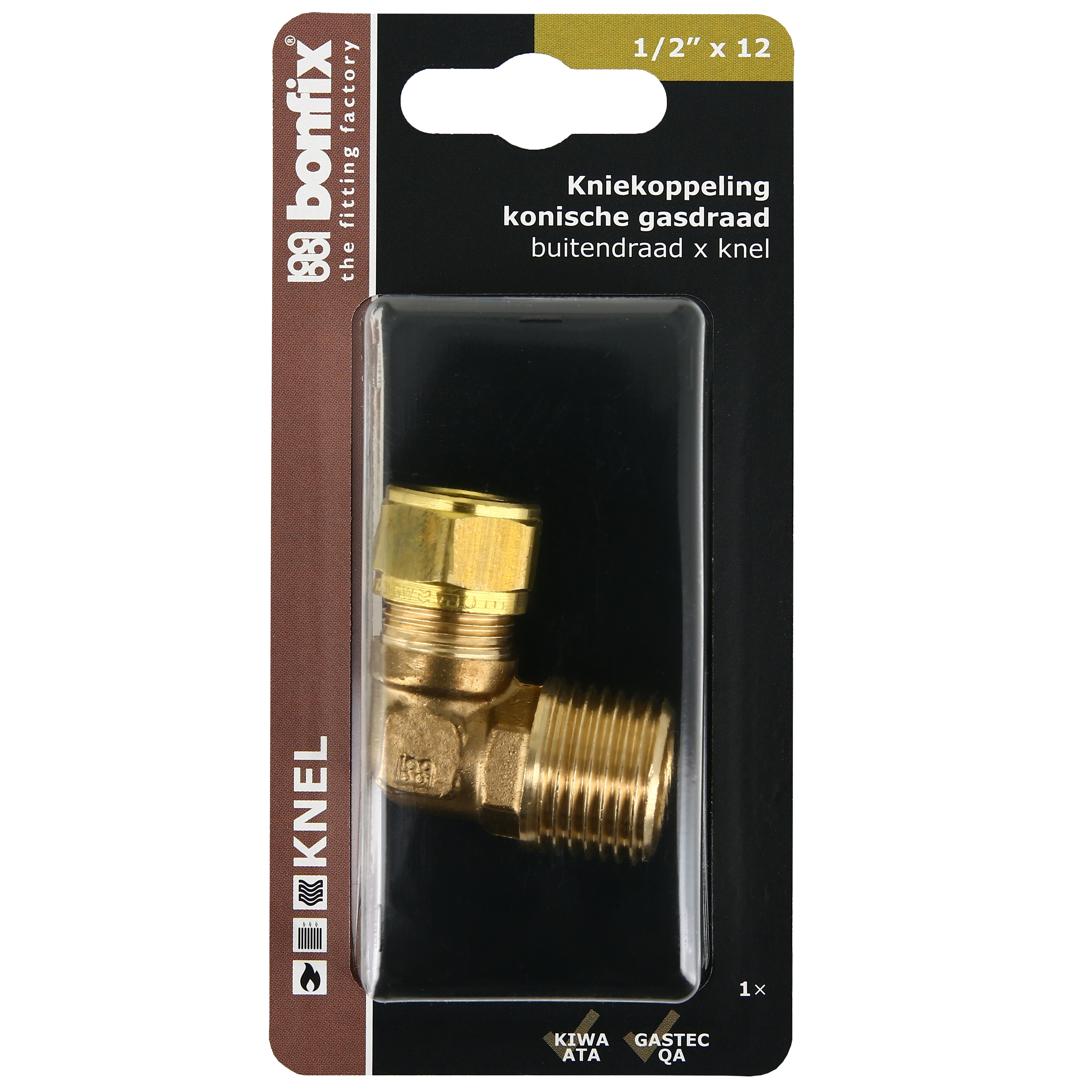 BONFIX Blister knel knie 12x1/2" bu.