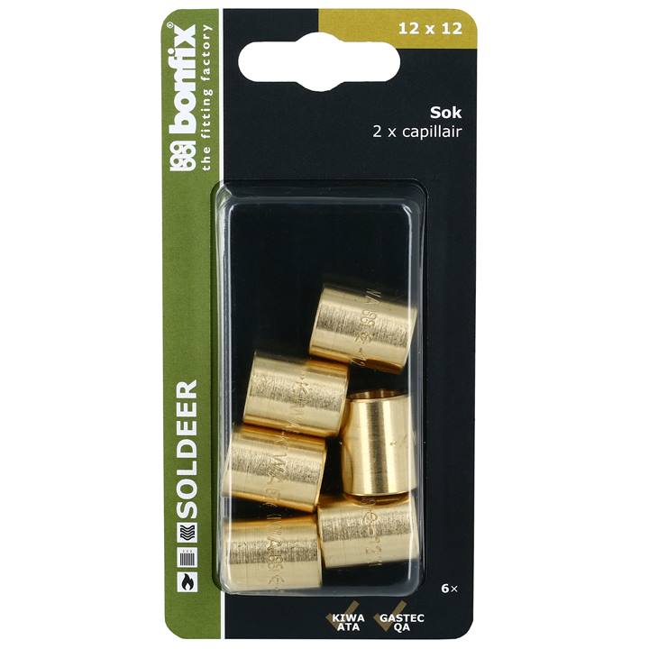 BONFIX Blister Cap. sok 12x12mm 6x