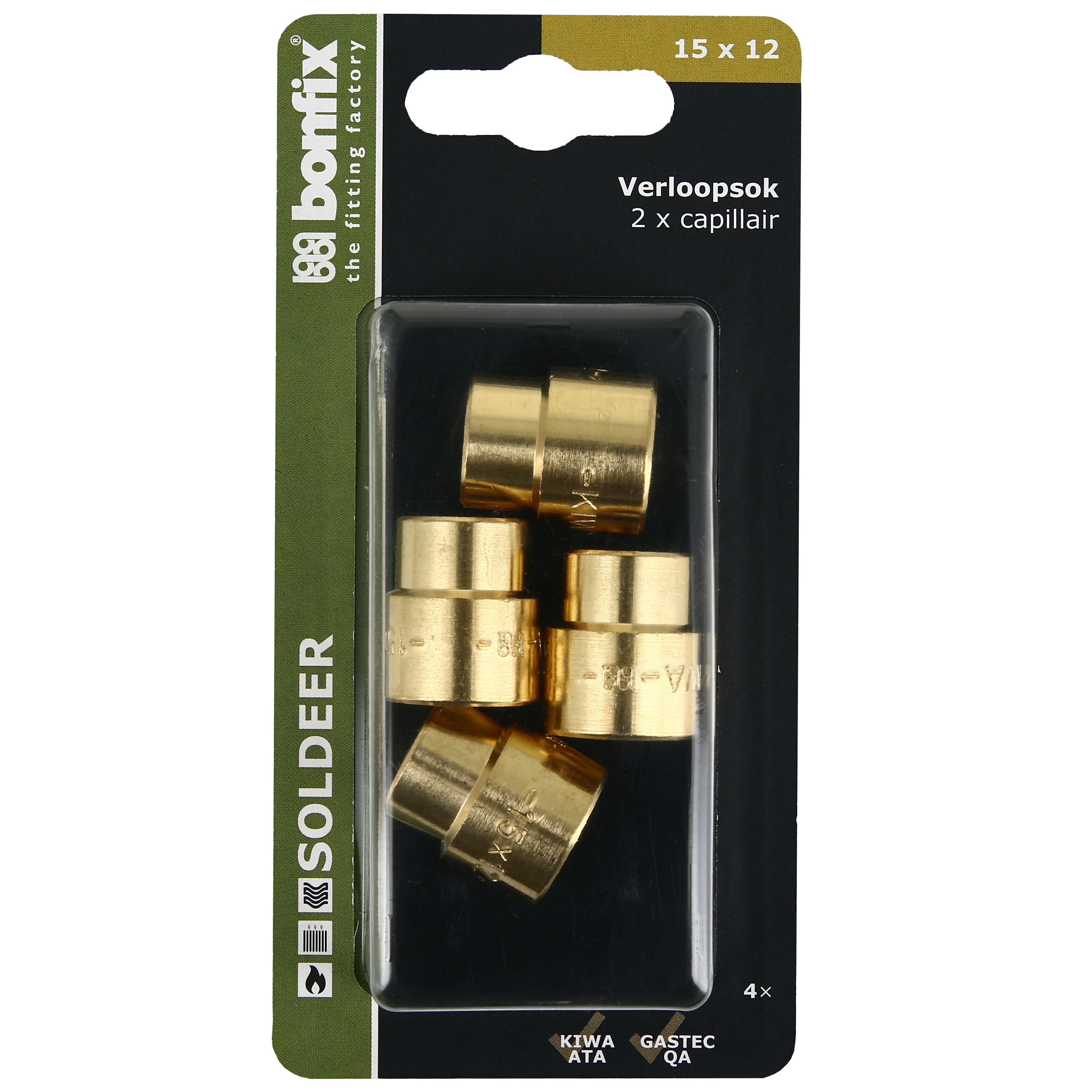 BONFIX Blister Cap. verloopsok 15x12mm 4x