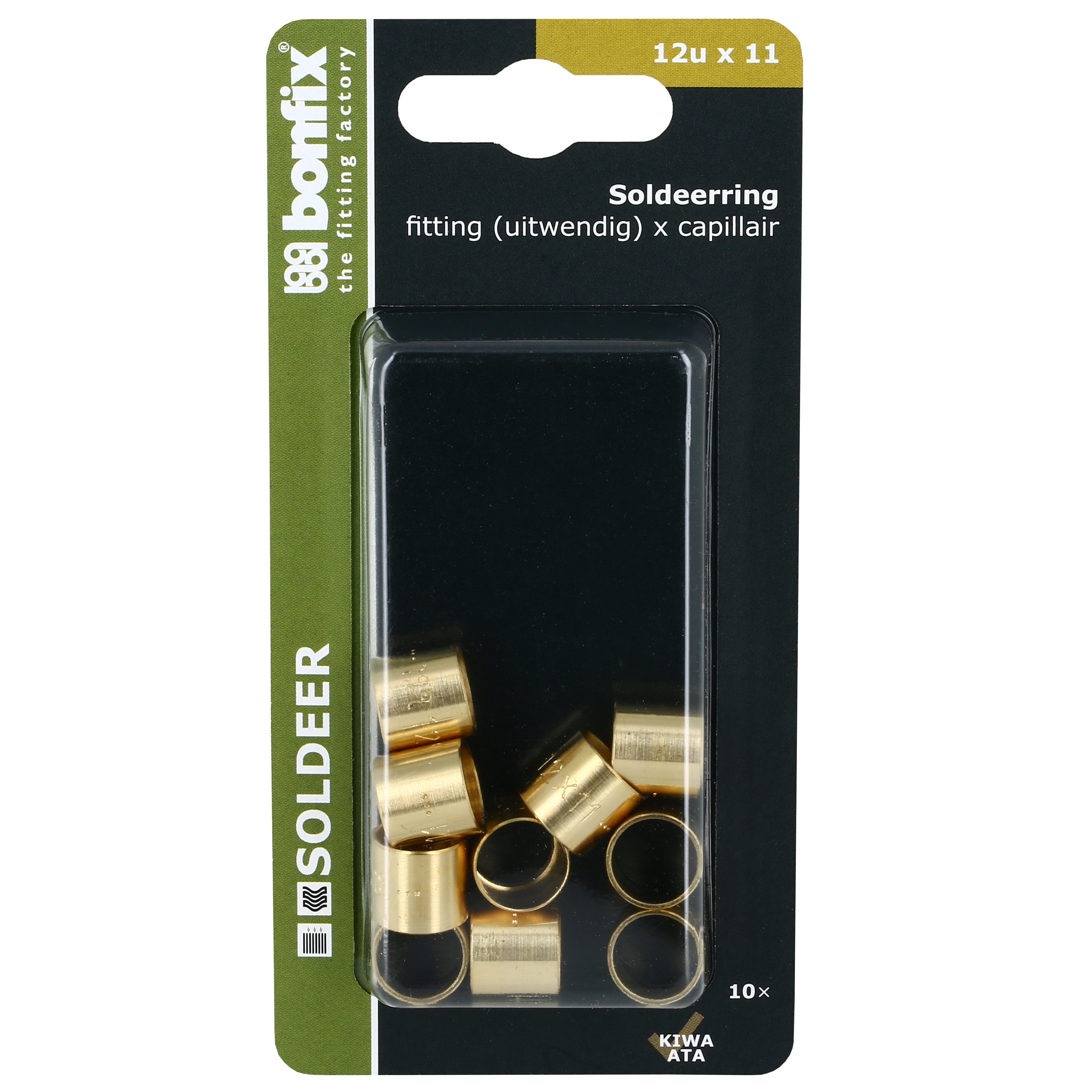 BONFIX Blister Cap. ring 12u x11mm 10x