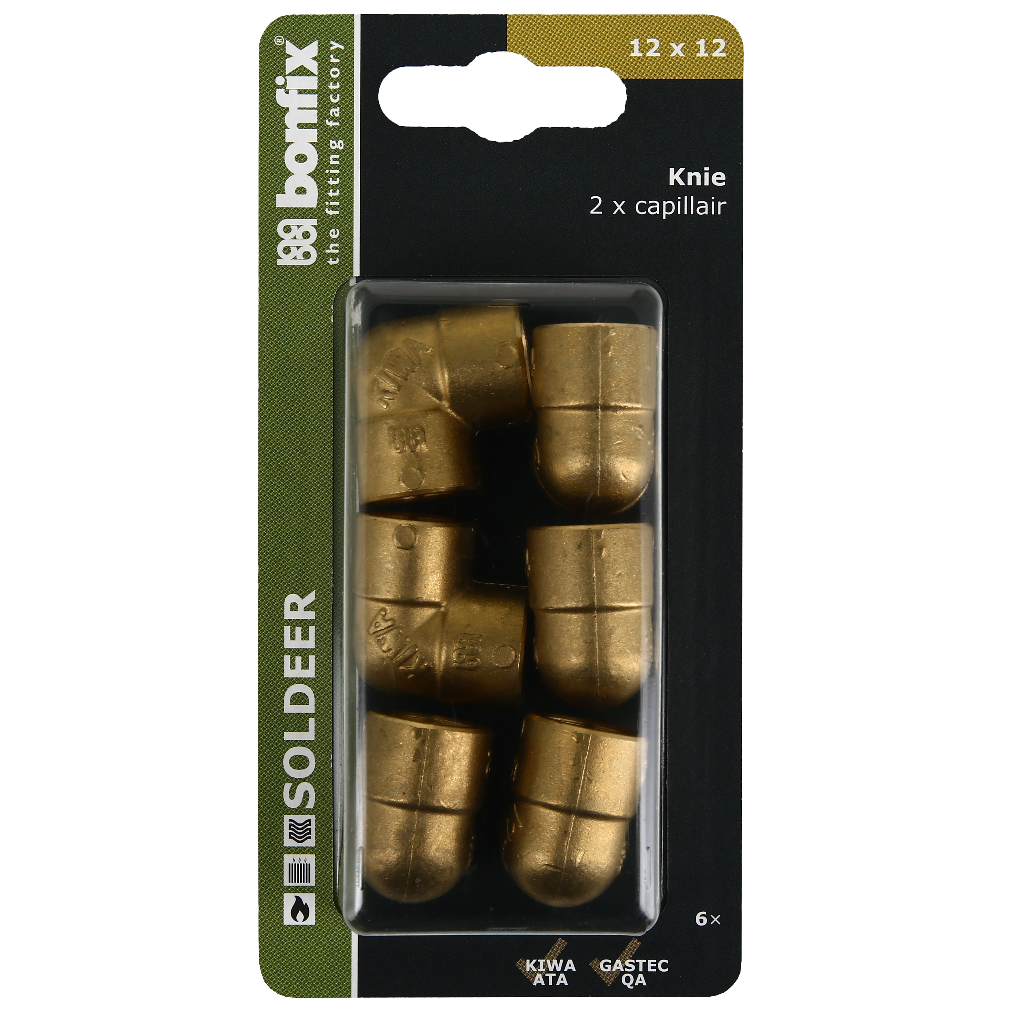BONFIX Blister Cap. knie 12x12mm 6x