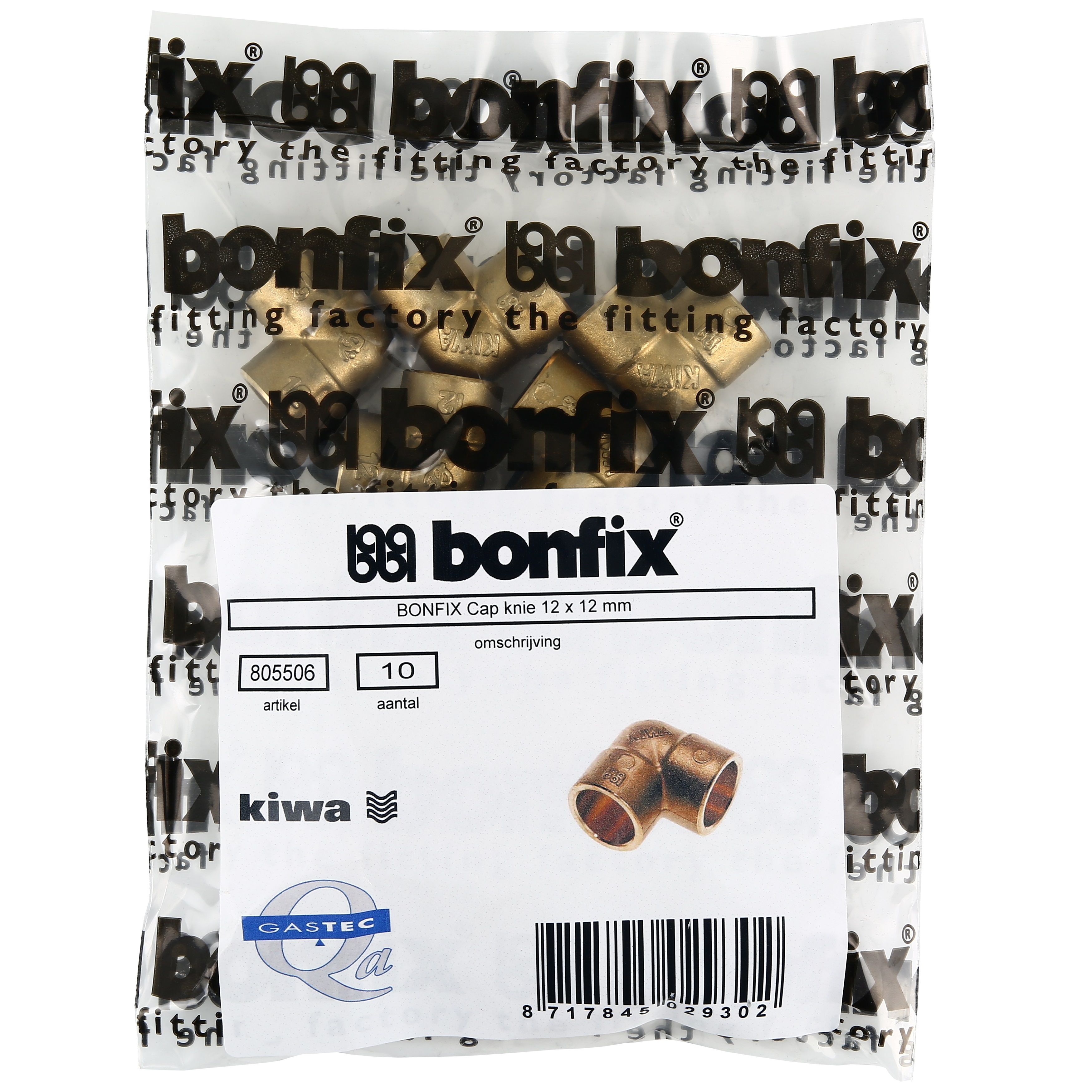 BONFIX Zak Cap. knie 12x12mm 10x