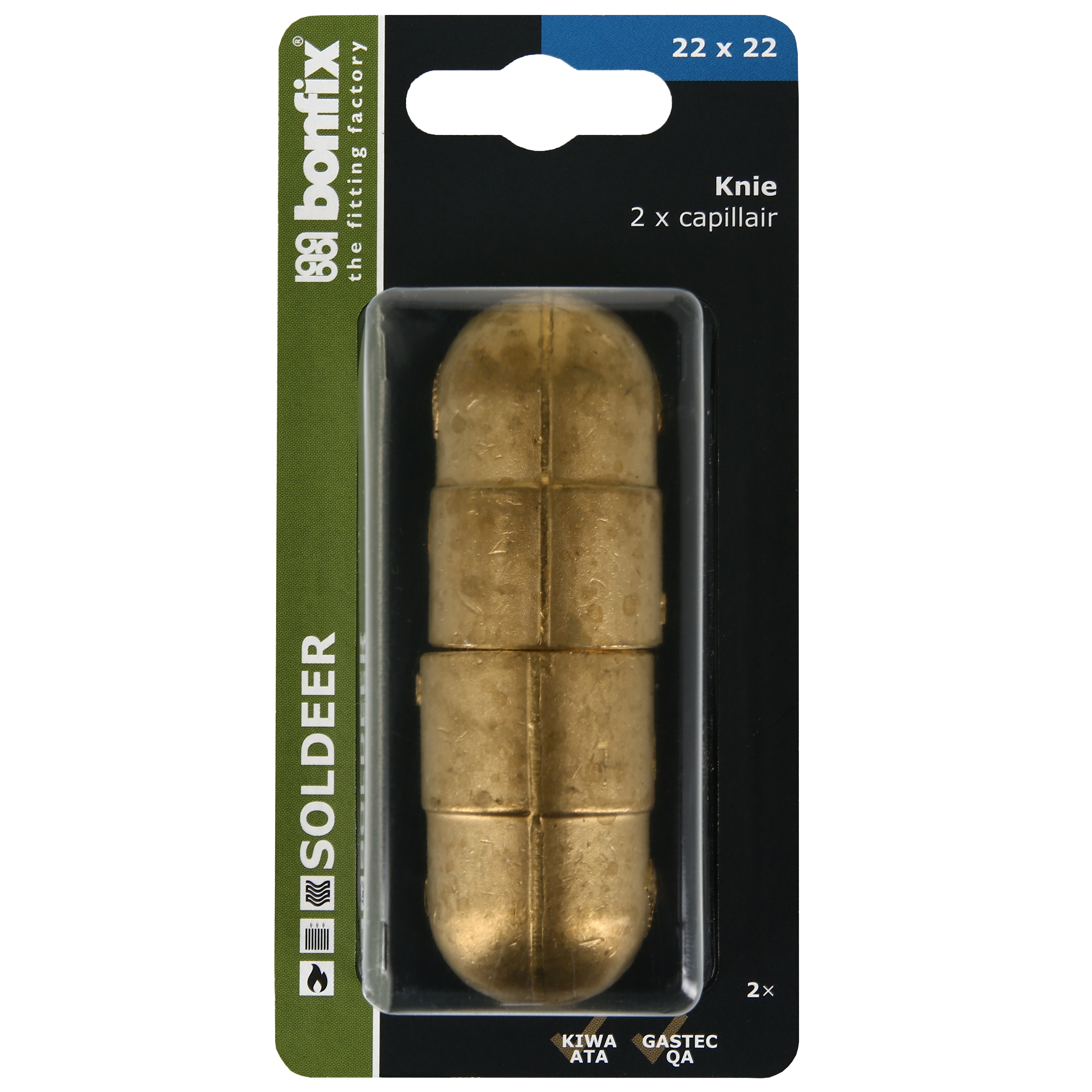 BONFIX Blister Cap. knie 22x22mm 2x
