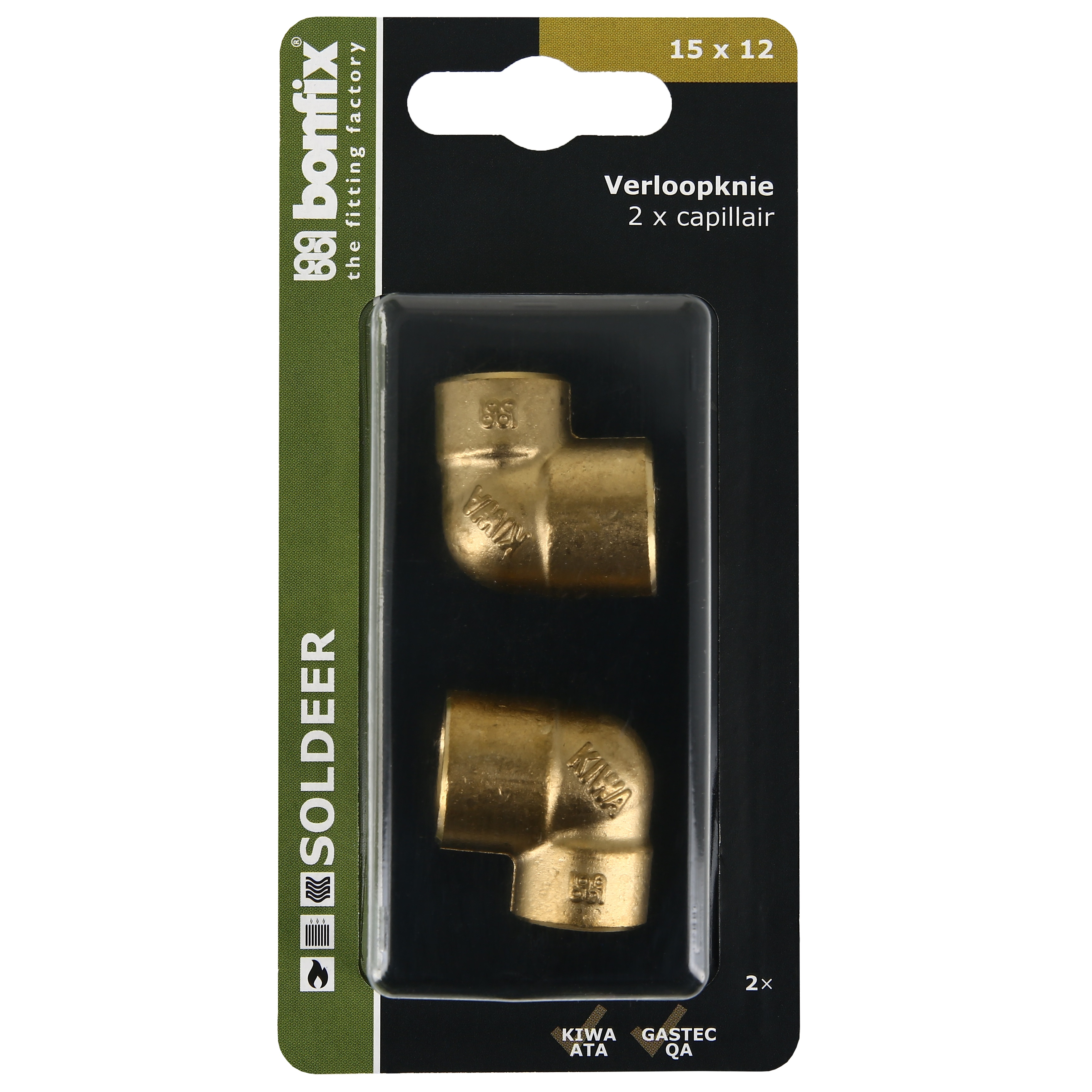 BONFIX Blister Cap. verloopknie 15x12mm 2x