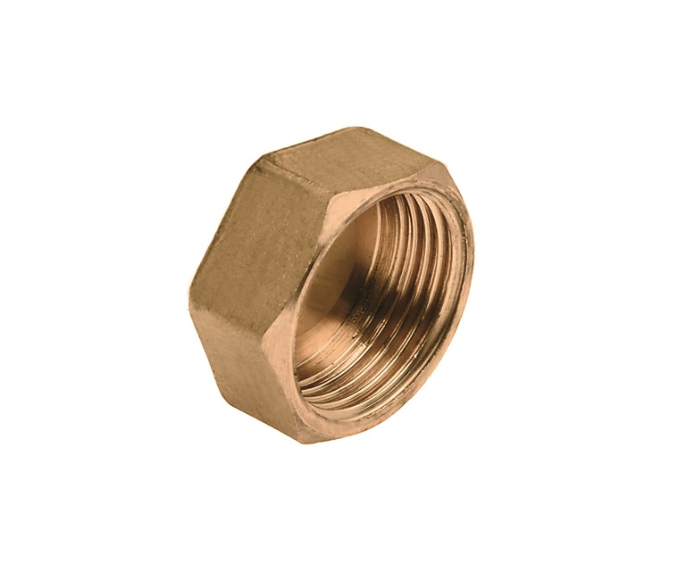 BONFIX Zak messing draad dop 3/8" bi.