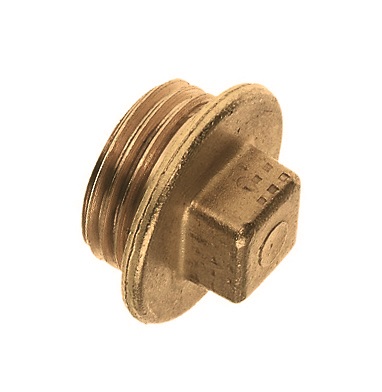 BONFIX Zak messing draad plug 1/4" bu.