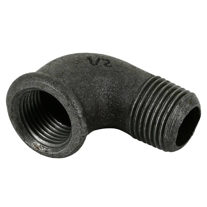 BONFIX Zak malleable knie 1/2" bi.x bu. zwart