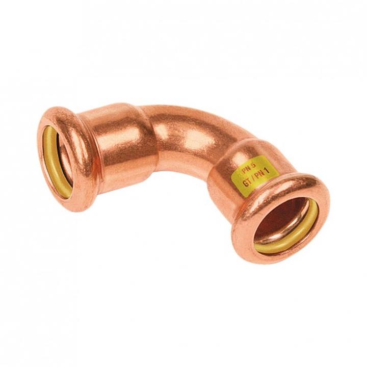 BONFIX Zak Press koper gas bocht 90° 15x15mm