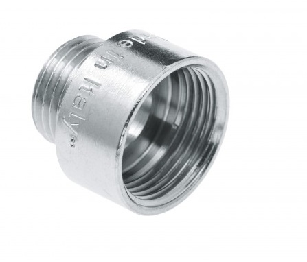 BONFIX (Z) neusstuk chroom 1/2"x3/8" bi.dr. x bu.dr.
