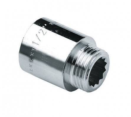 BONFIX (Z) kraanverlengstuk chroom 3/8"x10mm